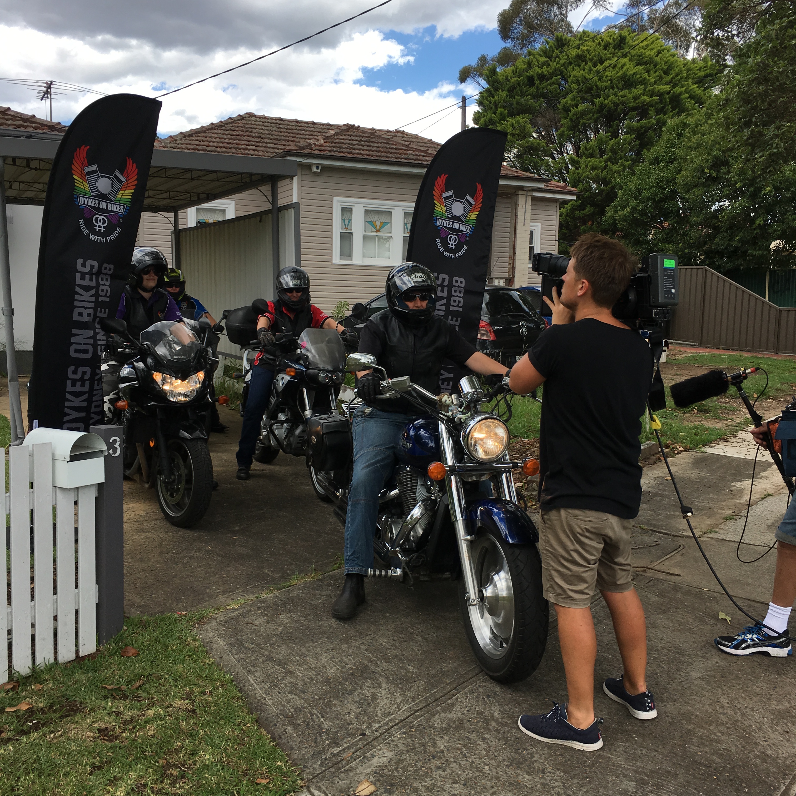 Channel Ten coverage of Dykes on Bikes