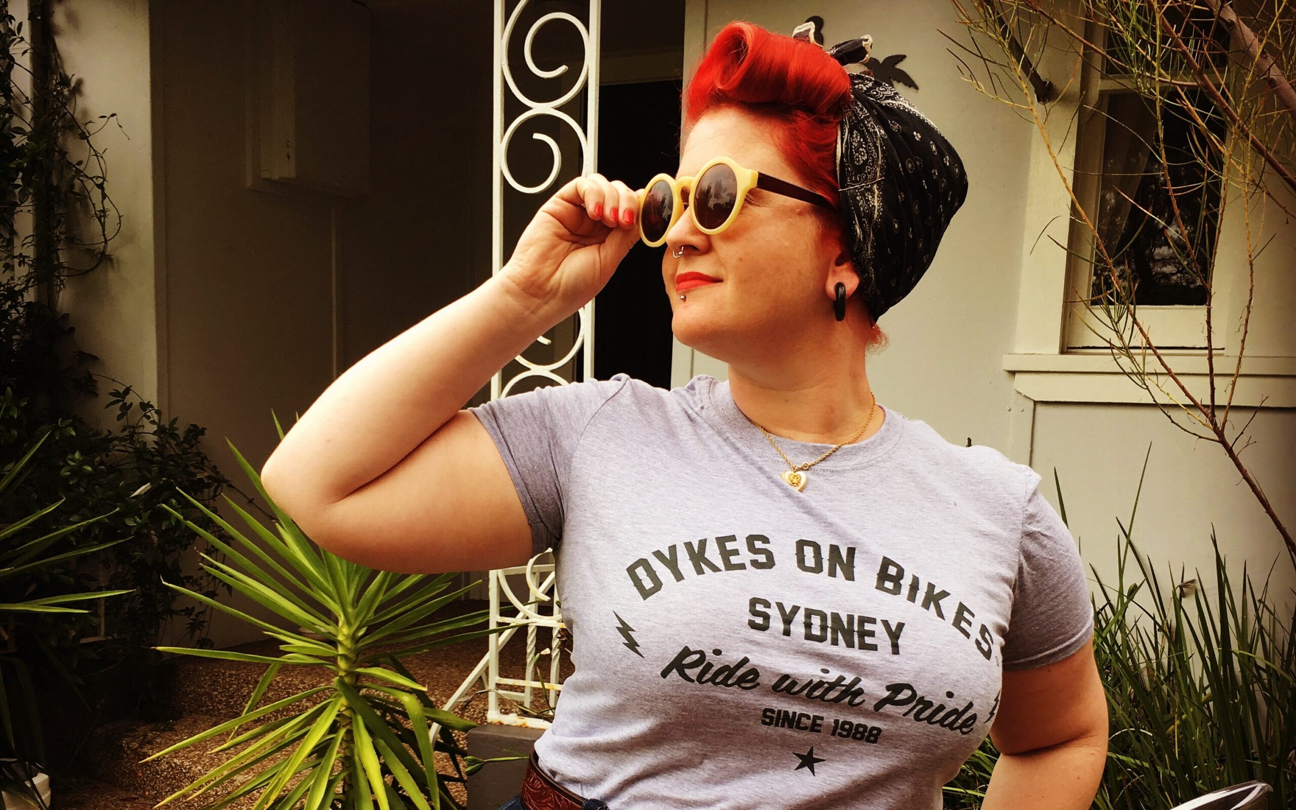 dykes on bikes sydney fair dair merchandise tshirt
